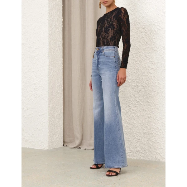 Elevate your elegance in this Zimmermann Bodysuit   from the 2025 resort wear edit