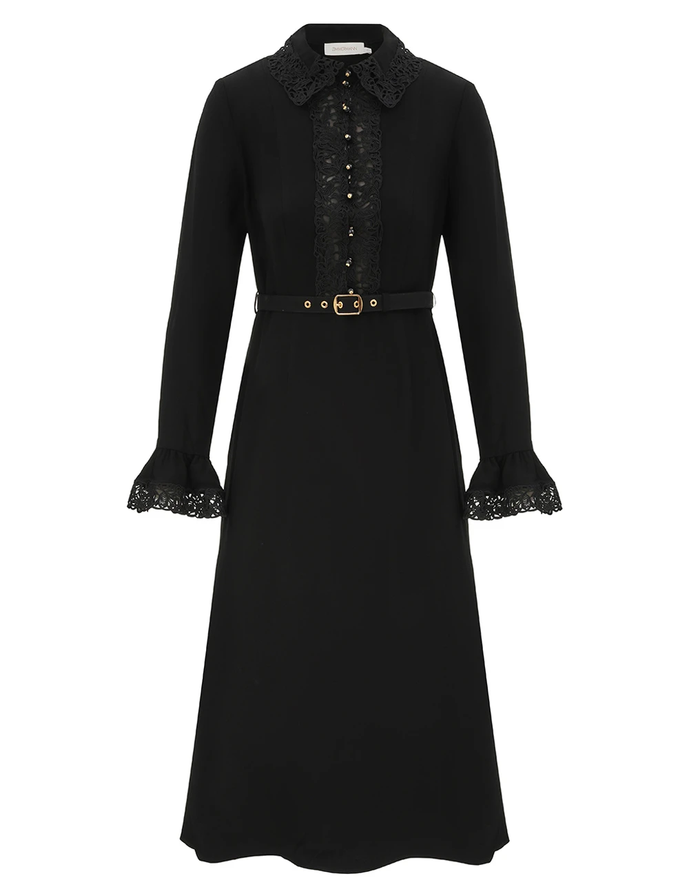 Zimmermann Lace Trim Midi Dress | Ready to Wear 2025 Collection Luxury Shoes Elevate your elegance in this Zimmermann Dresses from the 2025 resort wear edit