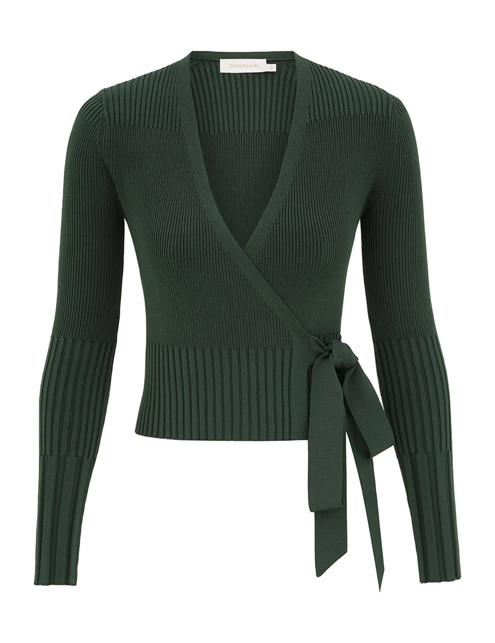 Zimmermann Rib Wrap Cardigan | Ready to Wear 2025 Collection Luxury Shoes Elevate your elegance in this Zimmermann Knitwear from the 2025 resort wear edit