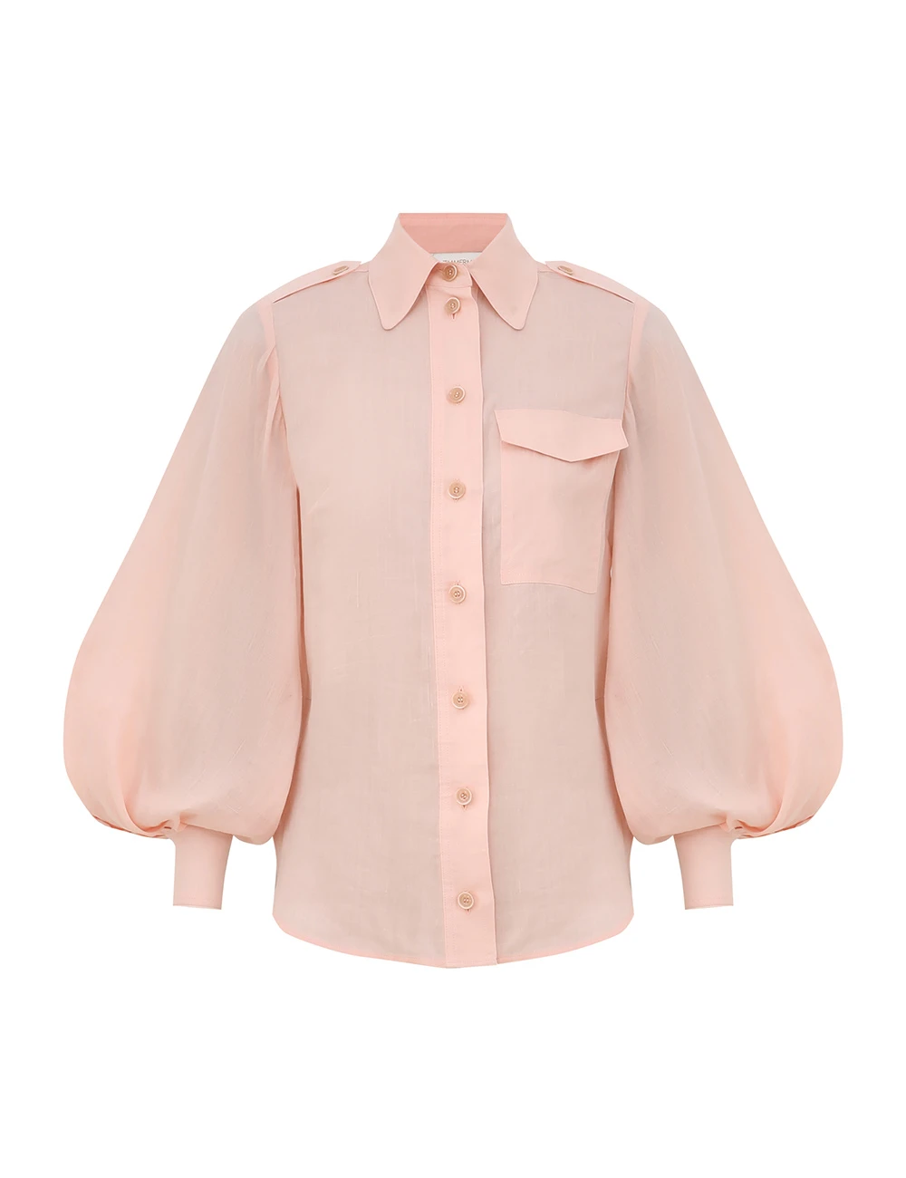 Zimmermann Utility Shirt | Ready to Wear 2025 Collection Luxury Shoes Elevate your elegance in this Zimmermann Tops from the 2025 resort wear edit