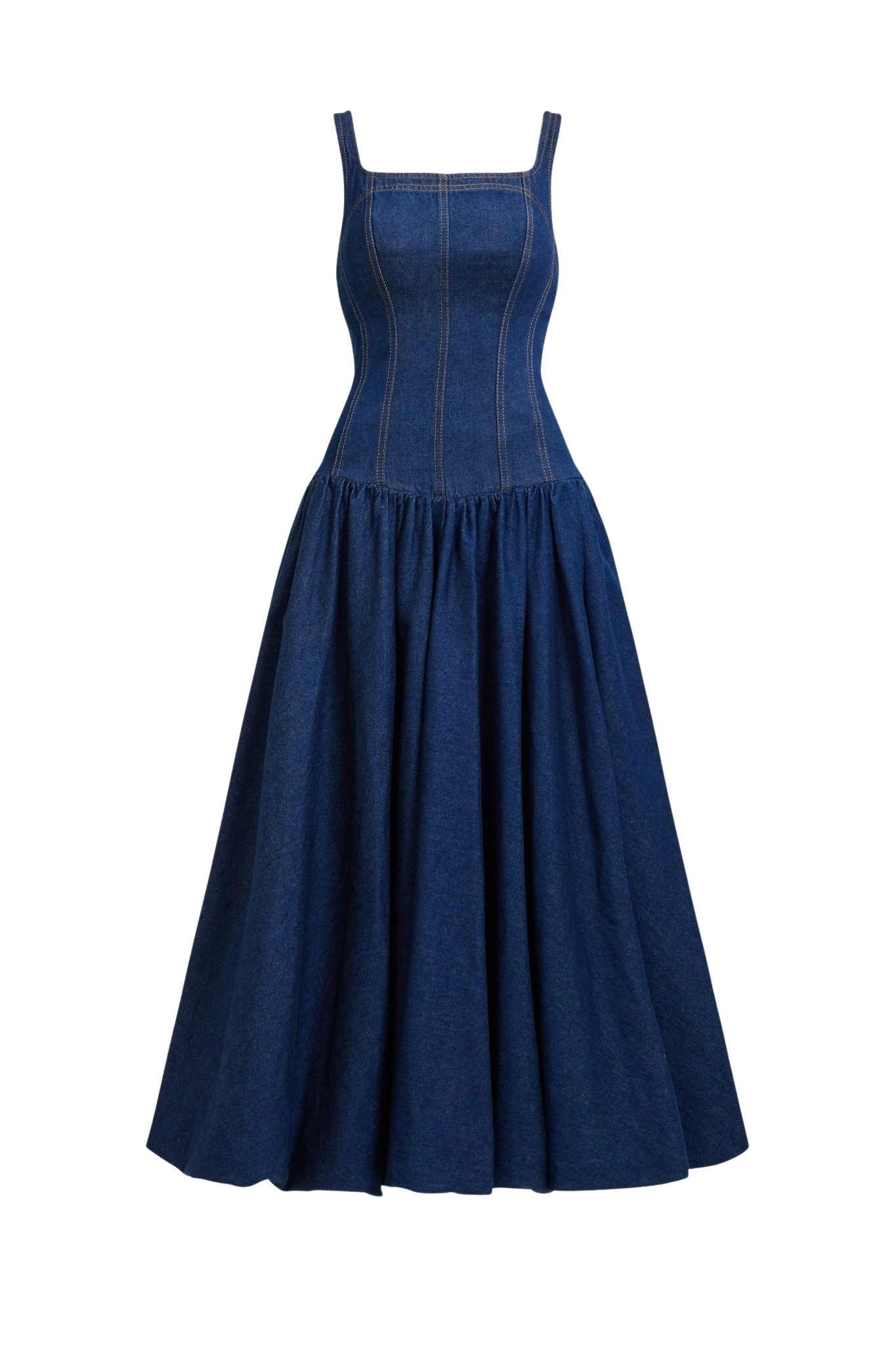 Aje-aus-Dresses-Briar-Denim-Midi-Dress-202599366_nobg Aje luxury Clothing from Luxury Handbags Marketplace