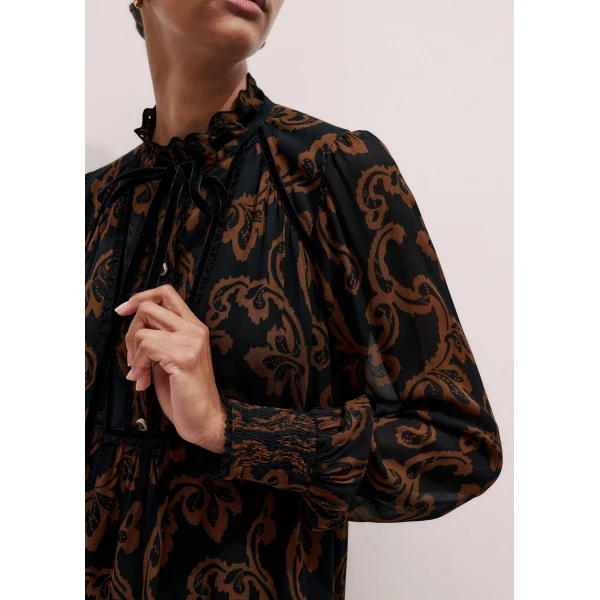 Me + Em A-Line Short Dress – luxury British Multi in Me and Em exclusively at Luxury Shoes 