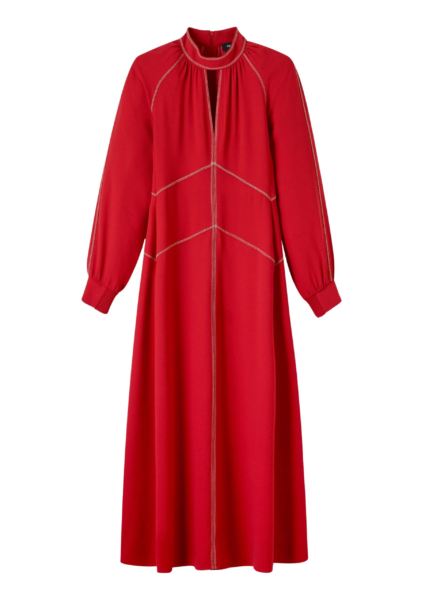 Me and Em AM-PM Maxi Dress – luxury British Red in Me and Em exclusively at Luxury Shoes 