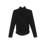 Me and Em AM-PM Ruched Top – luxury British Black in Me and Em exclusively at Luxury Shoes 