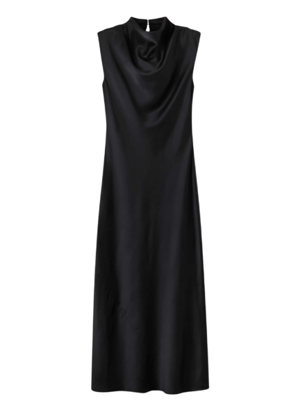 Me and Em Black Tie Maxi Dress – luxury British Black in Me and Em exclusively at Luxury Shoes 