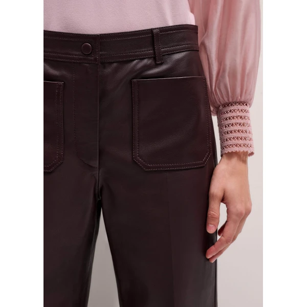 Me + Em Boot Cut Pant – luxury British Brown in Me and Em exclusively at Luxury Shoes 