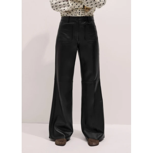 Me + Em Boot Cut Trouser – luxury British Black in Me and Em exclusively at Luxury Shoes 