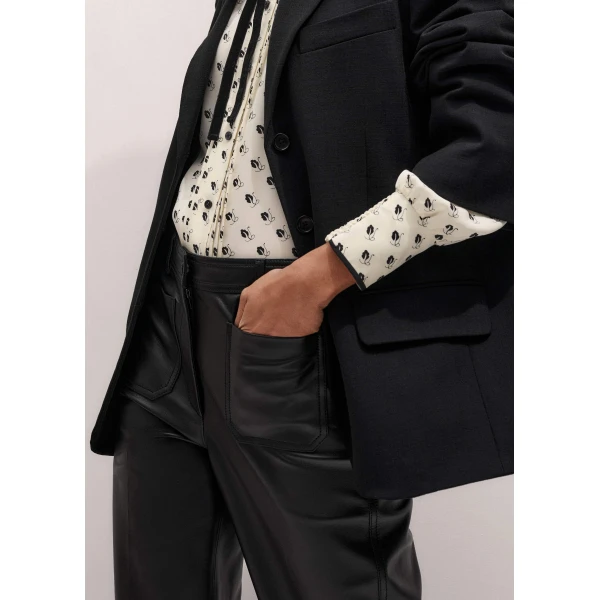 Me and Em Boot Cut Trouser – luxury British Black in Me and Em exclusively at Luxury Shoes 
