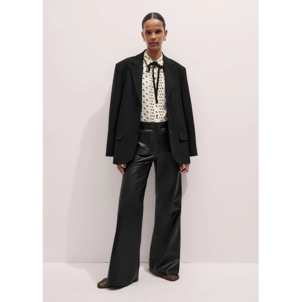 Me + Em Boot Cut Trouser – luxury British Black in Me and Em exclusively at Luxury Shoes 