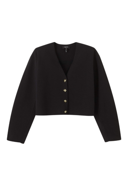 Me and Em Cocktail Cardigan – luxury British Black in Me and Em exclusively at Luxury Shoes 
