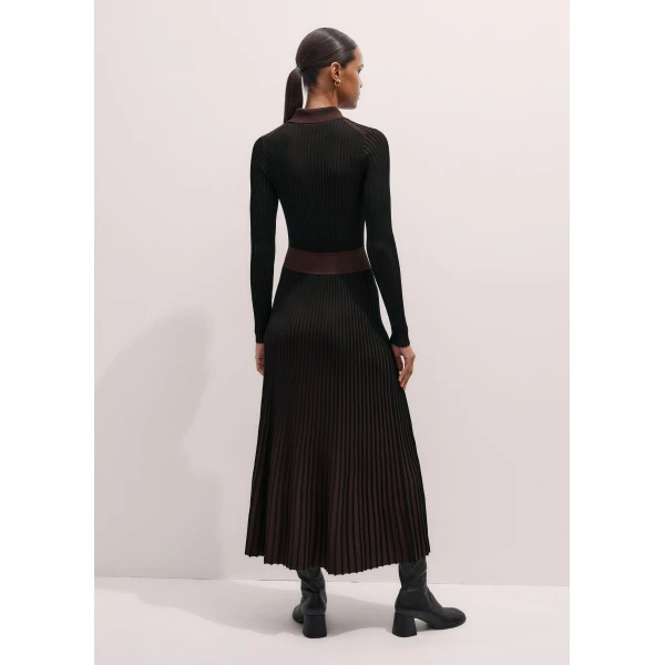 Me + Em Collared Maxi Dress – luxury British Multicolour in Me and Em exclusively at Luxury Shoes 