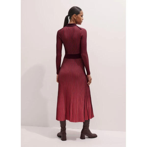 Me + Em Collared Maxi Dress – luxury British Pink in Me and Em exclusively at Luxury Shoes 