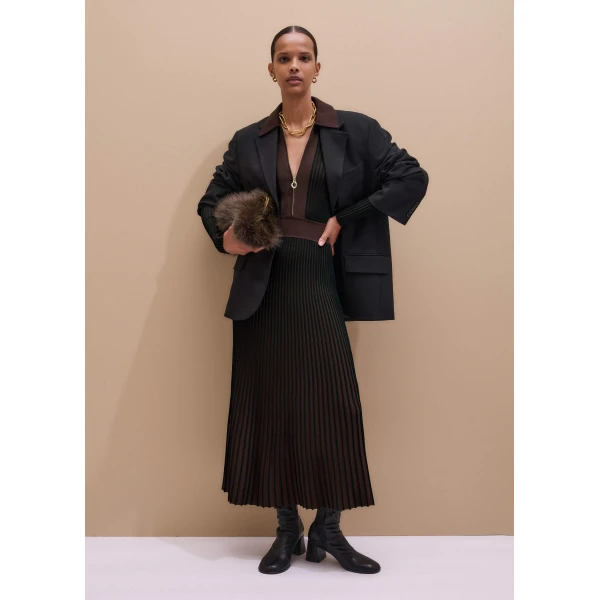 Me and Em Collared Maxi Dress – luxury British Multicolour in Me and Em exclusively at Luxury Shoes 