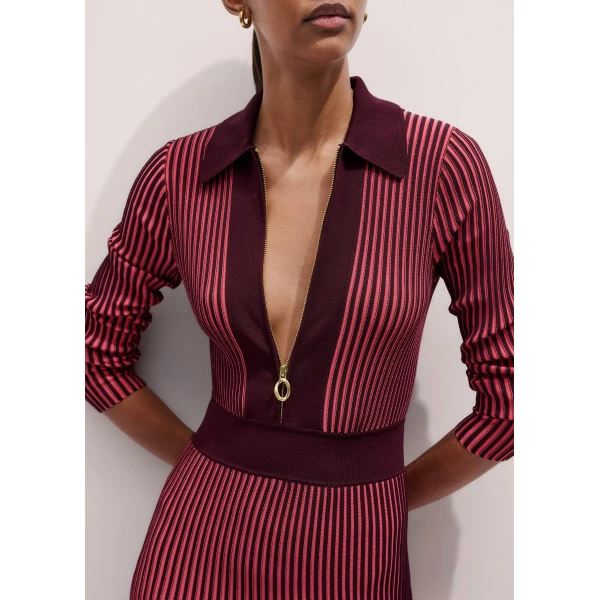 Me + Em Collared Maxi Dress – luxury British Pink in Me and Em exclusively at Luxury Shoes 