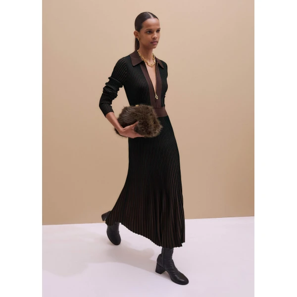 Me and Em Collared Maxi Dress – luxury British Multicolour in Me and Em exclusively at Luxury Shoes 