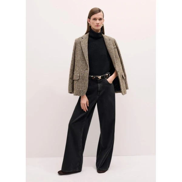 Me and Em Crop Sweater Vest – luxury British Black in Me and Em exclusively at Luxury Shoes 