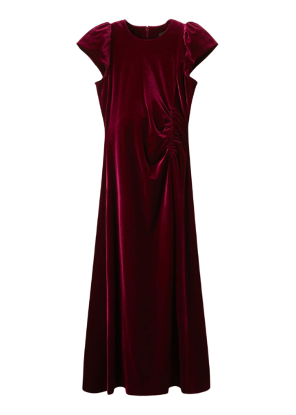 Me and Em Fluid Maxi Dress – luxury British Red in Me and Em exclusively at Luxury Shoes 