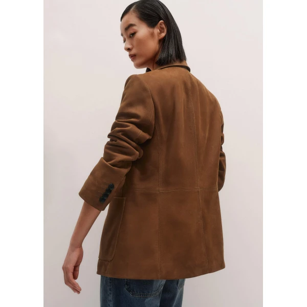Me and Em Forever Blazer – luxury British Brown in Me and Em exclusively at Luxury Shoes 