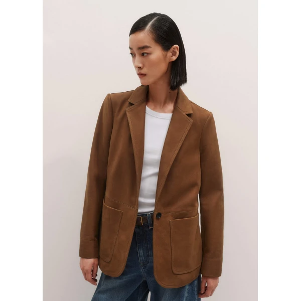 Me and Em Forever Blazer – luxury British Brown in Me and Em exclusively at Luxury Shoes 