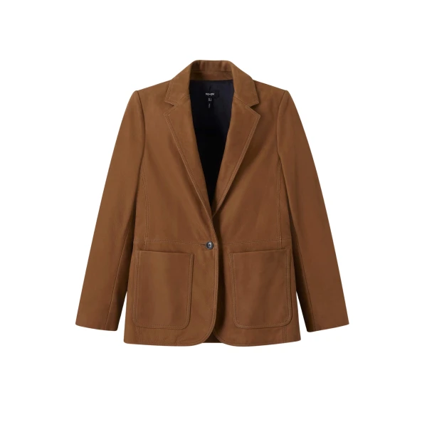 Me and Em Forever Blazer – luxury British Brown in Me and Em exclusively at Luxury Shoes 