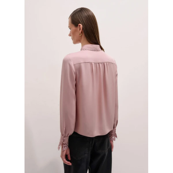 Me + Em In-The-Details Blouse – luxury British Pink in Me and Em exclusively at Luxury Shoes 