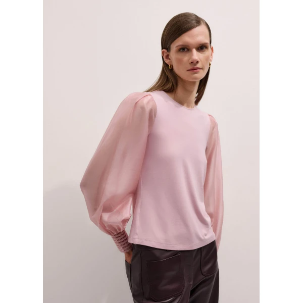 Me and Em Layering Blouse – luxury British Pink in Me and Em exclusively at Luxury Shoes 