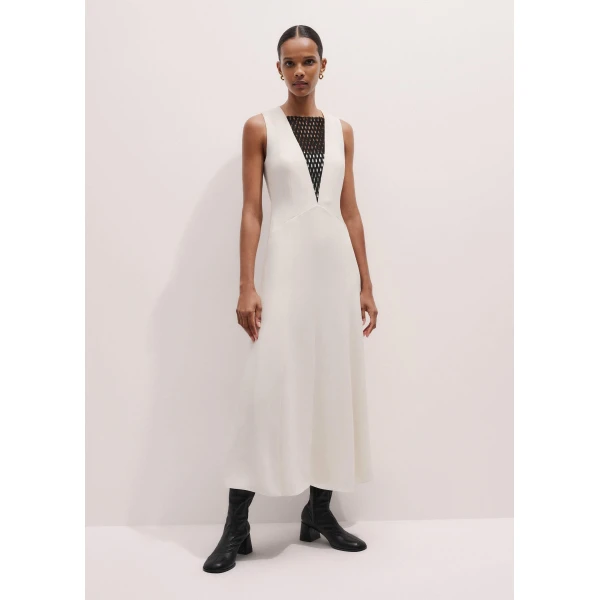 Me and Em Maxi Dress + Bandeau – luxury British Ivory in Me and Em exclusively at Luxury Shoes 