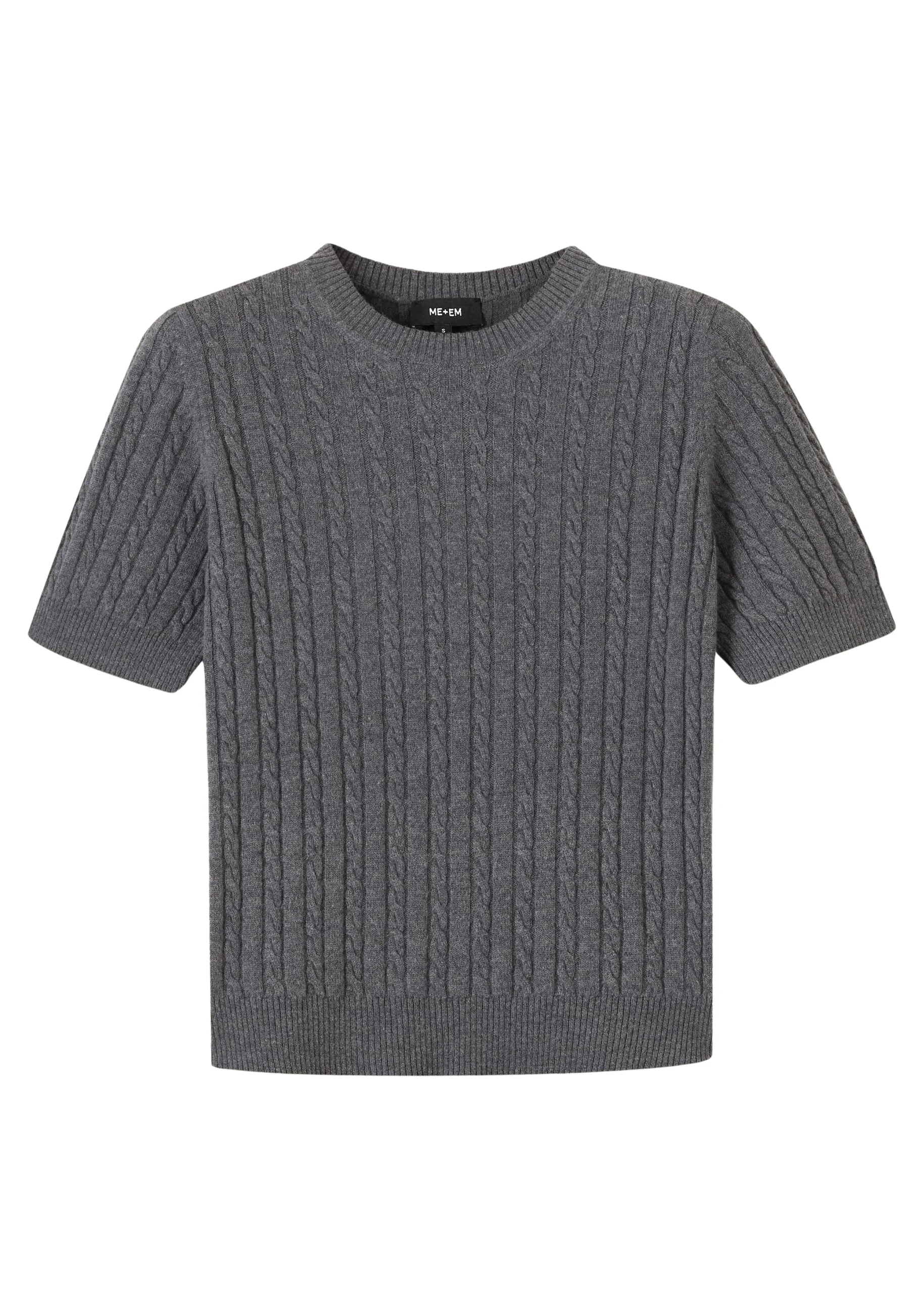 Me-and-Em-Micro-Cable-Knit-Tee-Coveti-8-scaled14469_nobg Me and Em Micro Cable Knit Tee – luxury British Grey in Me and Em exclusively at Luxury Shoes