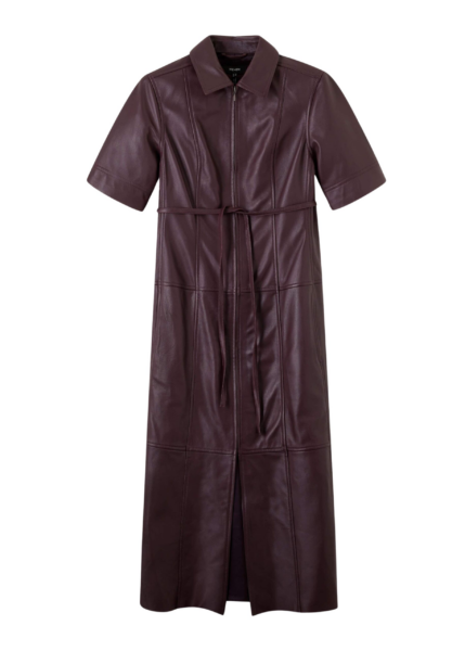 Me and Em Midi Dress + Belt – luxury British Brown in Me and Em exclusively at Luxury Shoes 