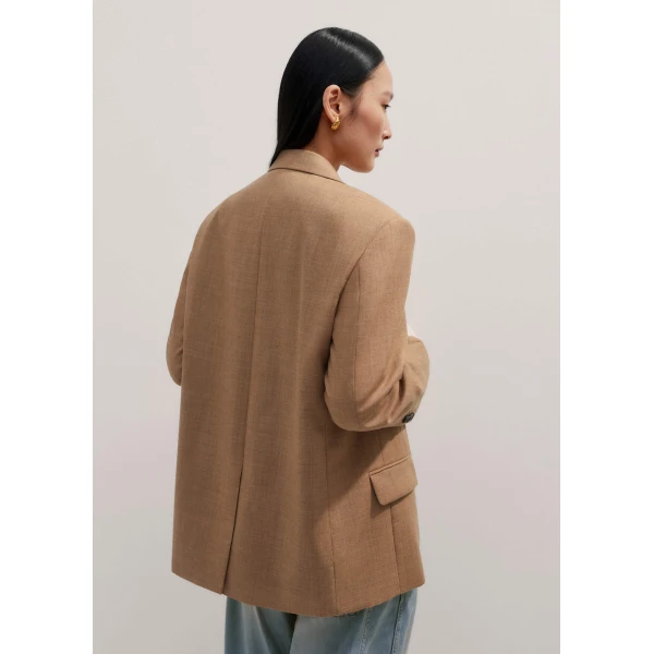 Me and Em Oversized Blazer – luxury British Brown in Me and Em exclusively at Luxury Shoes 