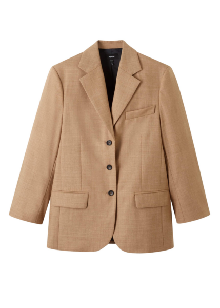 Me and Em Oversized Blazer – luxury British Brown in Me and Em exclusively at Luxury Shoes 