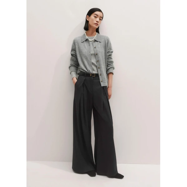 Me + Em Perfect Basic Top – luxury British Grey in Me and Em exclusively at Luxury Shoes 