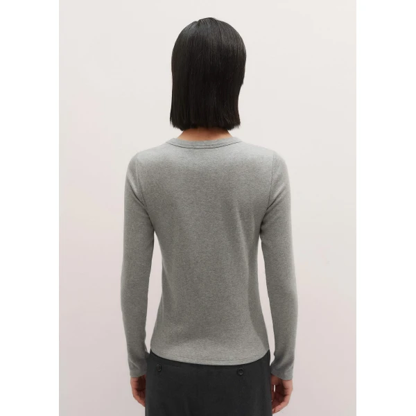 Me and Em Perfect Basic Top – luxury British Grey in Me and Em exclusively at Luxury Shoes 
