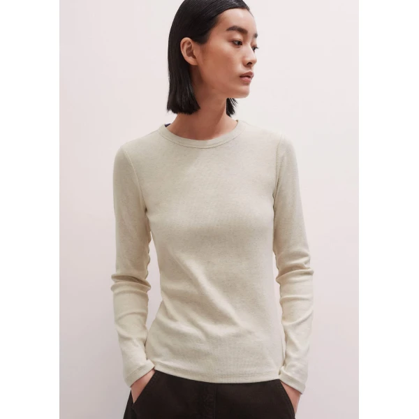 Me and Em Perfect Basic Top – luxury British Ivory in Me and Em exclusively at Luxury Shoes 