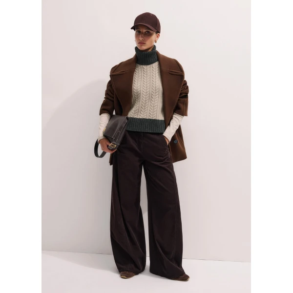 Me and Em Perfect Basic Top – luxury British Beige in Me and Em exclusively at Luxury Shoes 