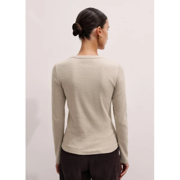 Me and Em Perfect Basic Top – luxury British Brown in Me and Em exclusively at Luxury Shoes 