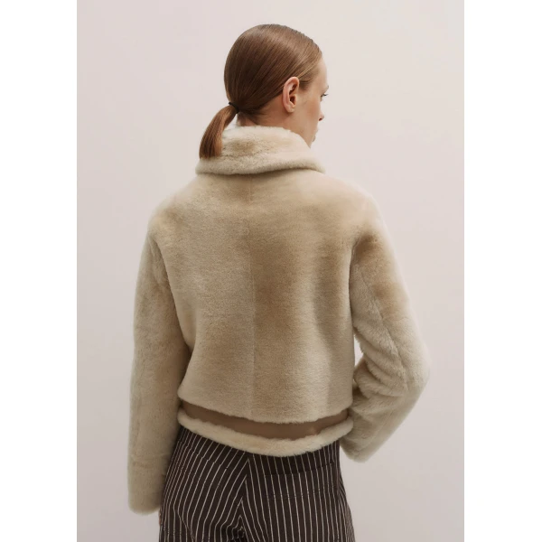 Me + Em Reversible Jacket – luxury British Beige in Me and Em exclusively at Luxury Shoes 