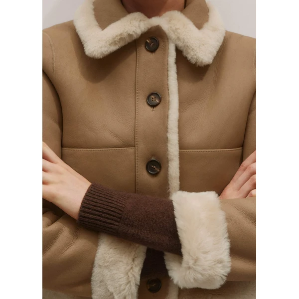Me and Em Reversible Jacket – luxury British Ivory in Me and Em exclusively at Luxury Shoes 