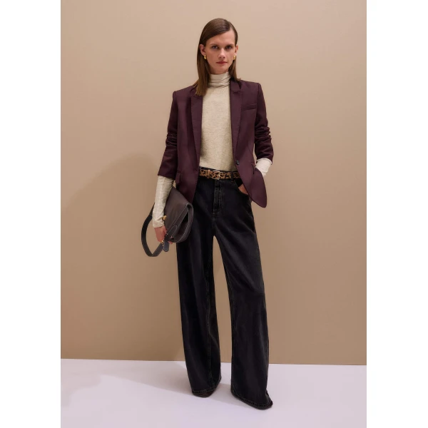 Me + Em Sheer High Neck Top – luxury British Beige in Me and Em exclusively at Luxury Shoes 