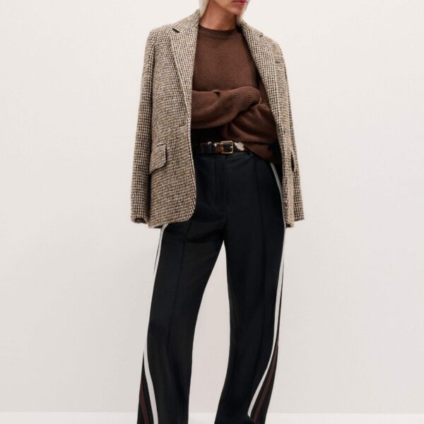Me + Em Sporty Smart Man Pant – luxury British Black in Me and Em exclusively at Luxury Shoes 