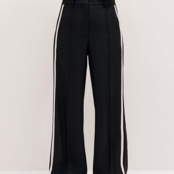 Me + Em Sporty Smart Man Pant – luxury British Black in Me and Em exclusively at Luxury Shoes 