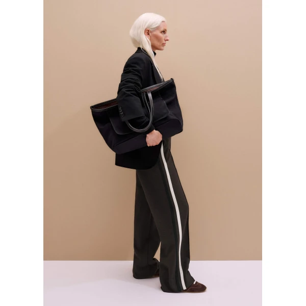 Me and Em Sporty Smart Man Pant – luxury British Brown in Me and Em exclusively at Luxury Shoes 
