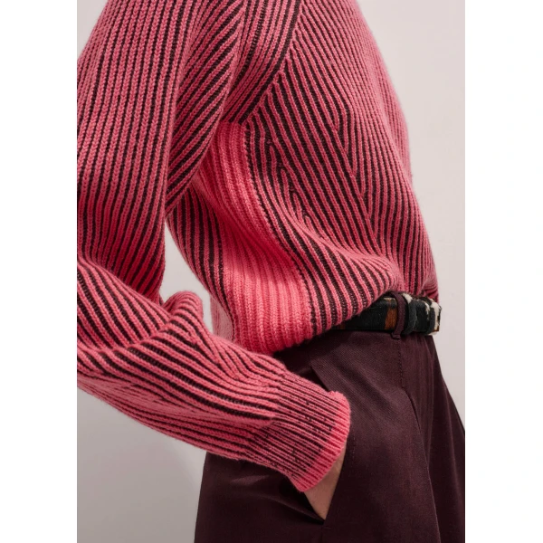 Me and Em Statement Jumper – luxury British Red in Me and Em exclusively at Luxury Shoes 