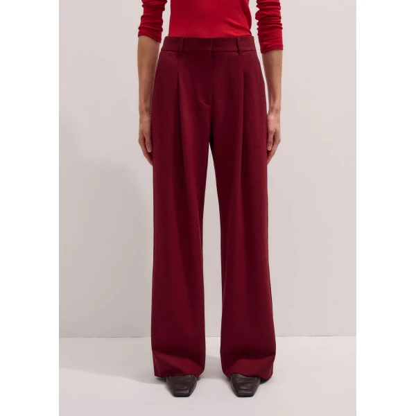 Me + Em Statement Man Pant – luxury British Red in Me and Em exclusively at Luxury Shoes 