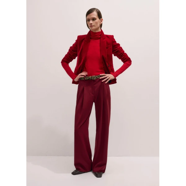 Me and Em Statement Man Pant – luxury British Red in Me and Em exclusively at Luxury Shoes 