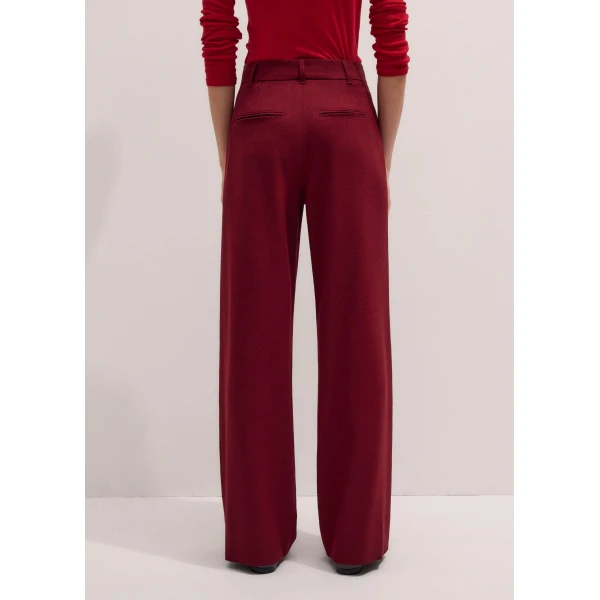 Me + Em Statement Man Pant – luxury British Red in Me and Em exclusively at Luxury Shoes 