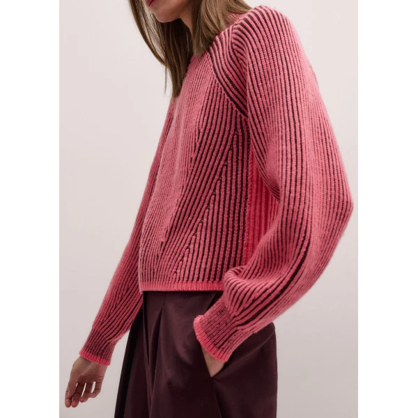 Me + Em Statement Sweater – luxury British Pink in Me and Em exclusively at Luxury Shoes 