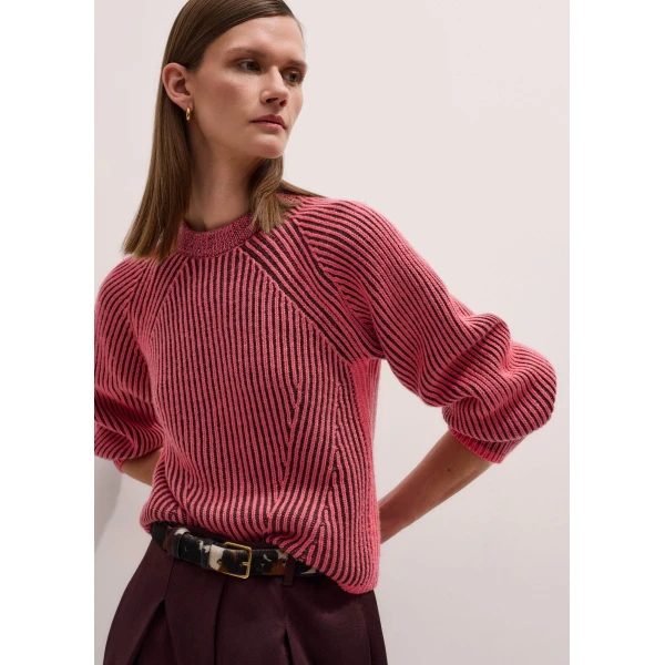Me and Em Statement Sweater – luxury British Pink in Me and Em exclusively at Luxury Shoes 