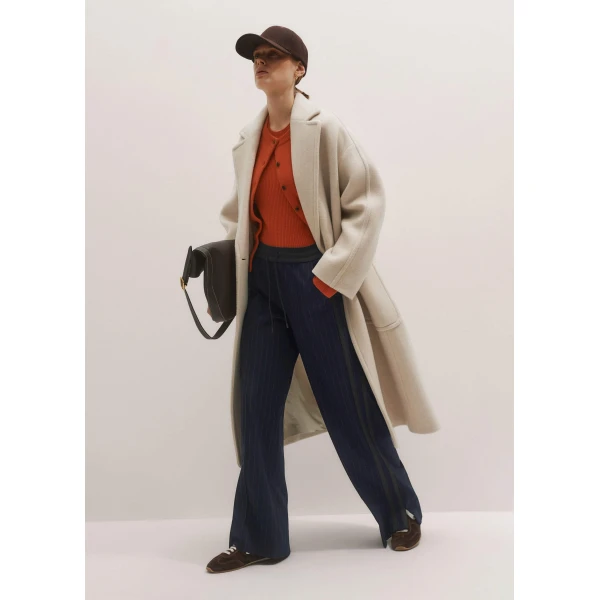 Me + Em Straight Cardigan – luxury British Orange in Me and Em exclusively at Luxury Shoes 