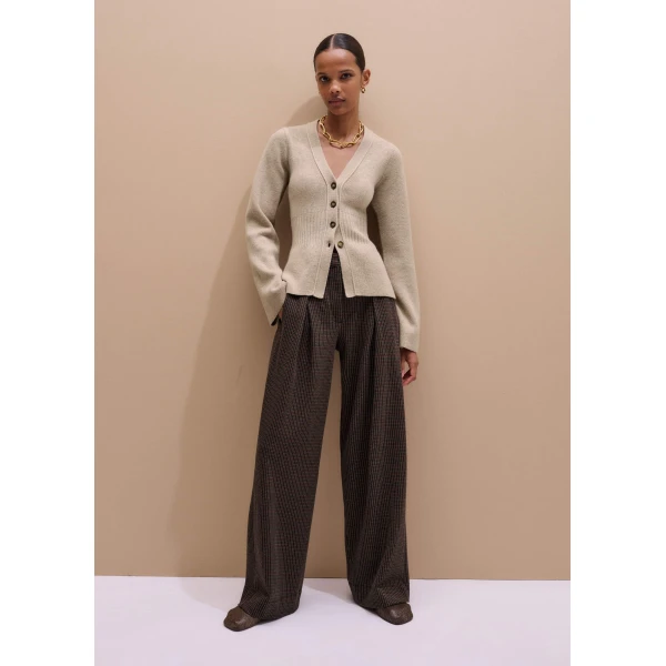 Me and Em Tapered Pant – luxury British Brown in Me and Em exclusively at Luxury Shoes 